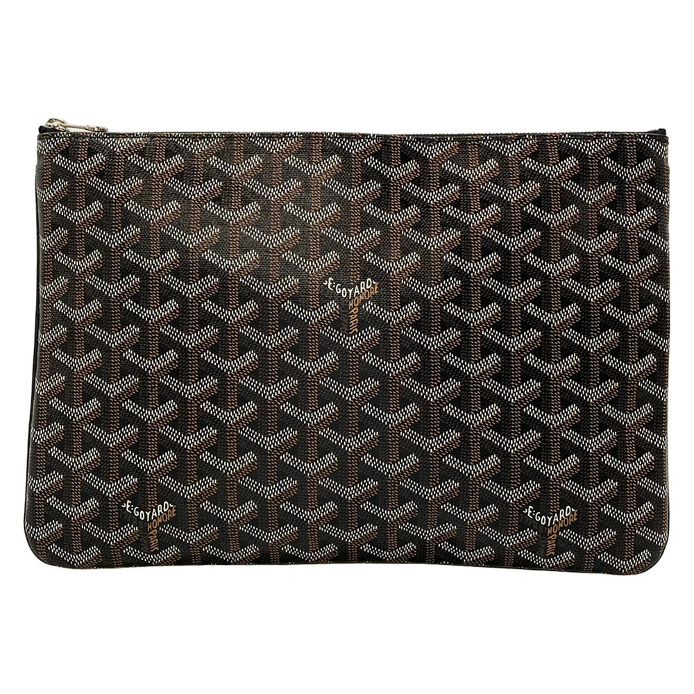 Goyard Senat Mm Black Coated Canvas #351032G15B